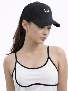 Black Owl Patch Baseball Cap - Owlpha Sports